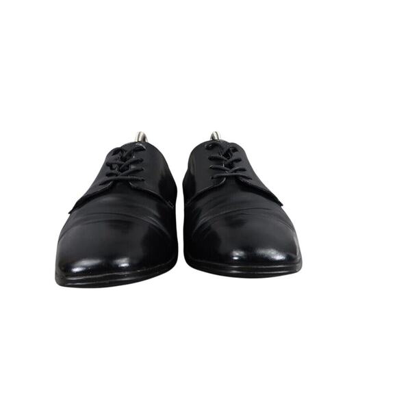 Gino Cherruti Shoes Mens 7.5 Oxford Dress Plain Toe Black Formal Classic Lace Up main image 6